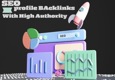 I will Create 100 indexable and permanent SEO profile Backlinks with High Authority