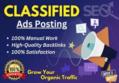 Classified ads on top classified ad posting sites for website ranking