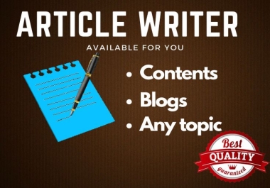 The Art of Words in Article WritingSEO blog writer and content writing