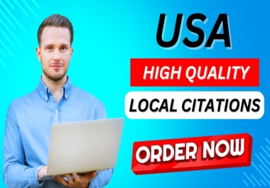 I will create 150 USA High-Quality Local Citations for better business ranking