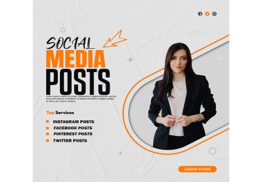 i will design a social media post