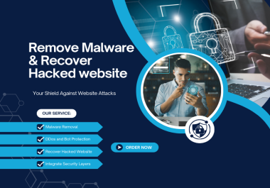 I will Remove Malware from WordPress and Recover Hacked WordPress Website