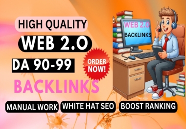 I will make manually high authority web 2 0 backlinks