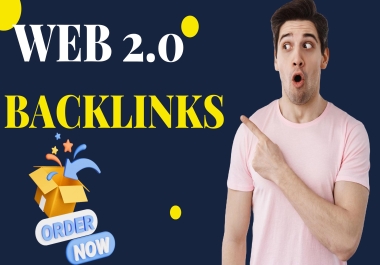 I will do 100 Wab 2.0 high quality dofollow backlinks