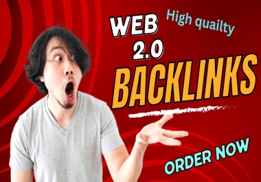 Creation 100 web 2.0 high quality backlinks manually high DA/PA