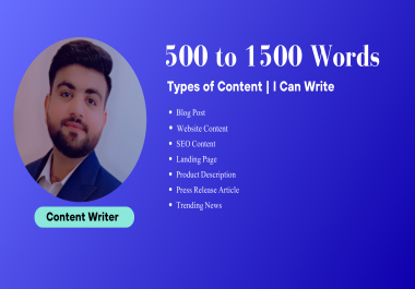 I Will Provide High Quality Human Written SEO Content