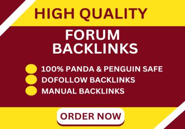 I will make dofollow forum backlinks