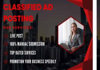 Professional 100+ Classified Ad Posting Service for Maximum Exposure