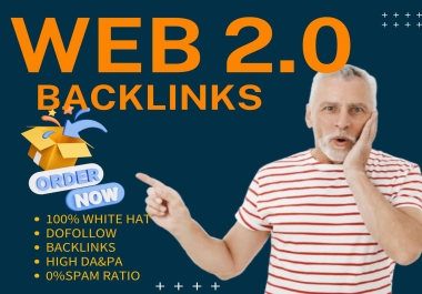 100 web 2.0 Backlinks High Authority Permanent Contextual White Hat SEO Link Building