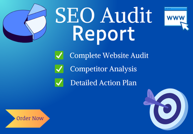 I will provide a detailed report on the website SEO audit & competitor analysis.