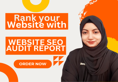 I will do website SEO Audit with recommendations Website audit