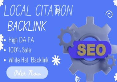 I will do 50 local citation backlink