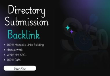 I will manually do 100 directory submission SEO backlink