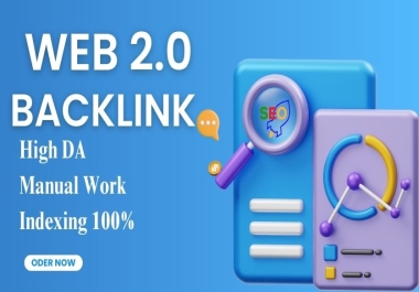 I will create 50 web 2.0 backlinks