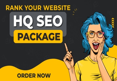 Rank you webstie with high quality seo package