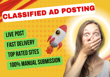 100 classified ads post in top classified ad posting sites worldwide