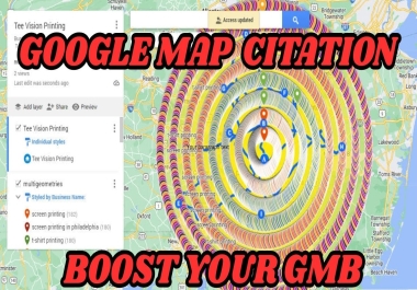 Create 5000 Google GMB Maps Citations Backlinks,  Boost Your Business