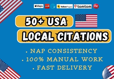 50 USA Local Citations Top Directory Submission