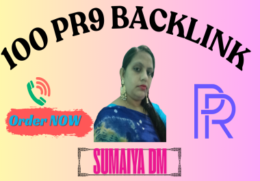 I Will Provide 100 PR9 Profile Backlink on high quality site