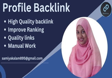 I will do 20 high quality Profile backlinks and competitor analysis