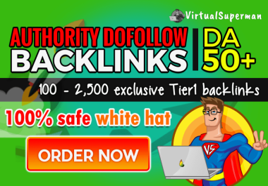 I will boost your rankings with 2500 tier1 dofollow SEO backlinks