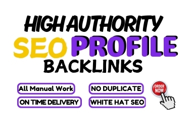 Boost Rankings 100 High-Quality Profile Backlinks for Your Website