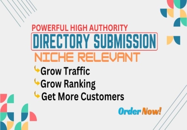 Top 200 HQ directory submission backlink for SEO link building