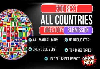 220 HQ Professional Directory Submission for SEO Boost