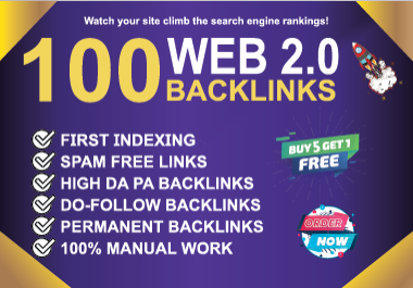 100 High-Quality Web 2.0 Backlinks for Better SEO Ranking