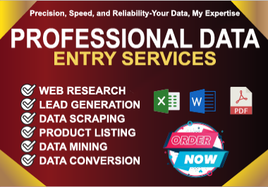 I Will Offer Lead Generation,  Data Entry,  and Email List Services