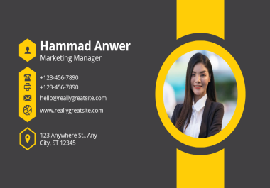 business card for your business