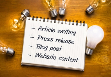 I will write High quality SEO blogs 5 x 400 words and articles on any niche