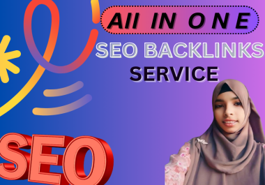 I will do high authority all in one SEO backlinks service for website