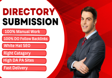 I Will Provide High-Quality 100 Directory Submissions for High Authority Backlinks