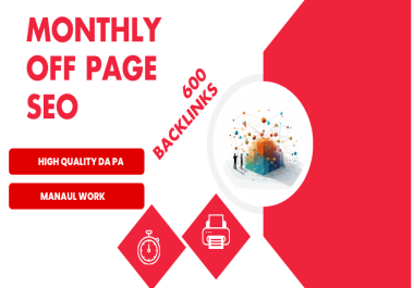 Monthly Off-Page SEO Service &ndash Boost Authority,  Increase Traffic,  & Rank Higher