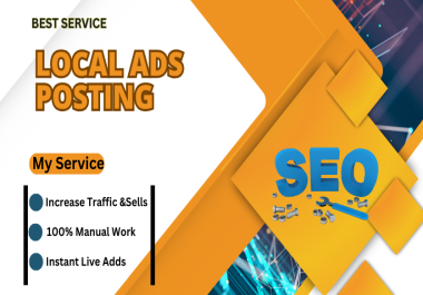 I will post local ads to 50 backlinks boost your business visibility