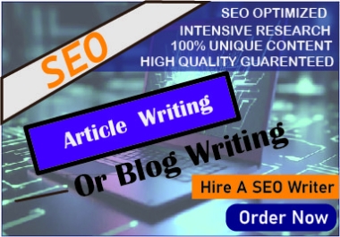 I Will Write a High-Quality 3000-Word SEO Optimized Article for You