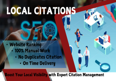 I&rsquo ll Do 100 Expert Local Citation Service to Enhance Your Business's Online Presence & Local Ranking