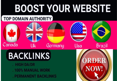 I will do 100 Canada/Germany/USA/Poland/Brazil/german/dutch nl/UK SEO backlinks