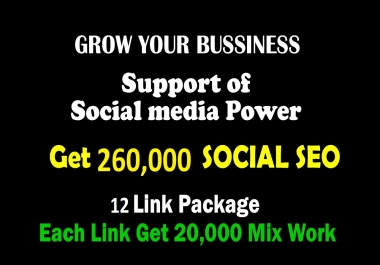 Premium 260,000 SEO SIGNALS From 4 Platforms best for Seo