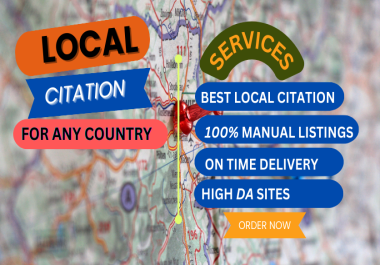 I will provide 40 local citations to improve your business visibility in local search