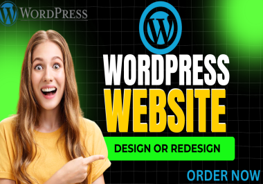 Build A Professional Wordpress Website Or Design