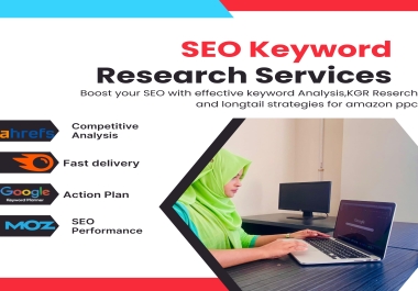 Boost your SEO with effective keyword Analysis, KGR Research and long tail strategies for amazon ppc