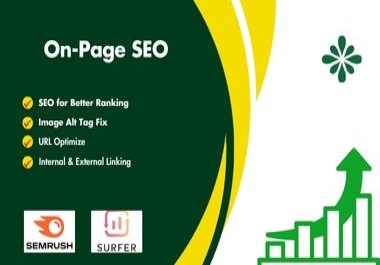 I will provide professional,  best-on-page SEO optimization and expert SEO for better ranking.