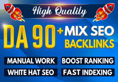 Skyrocket your Ranking with 110 SEO Dofollow Backlinks DA 90 Plus Link Building