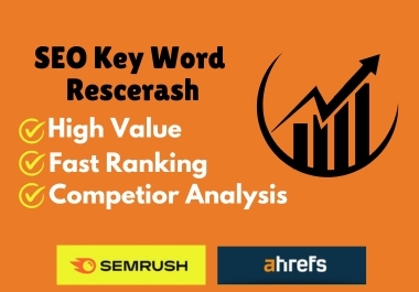 I will do targeted SEO keyword research,  niche research and competitor analysis