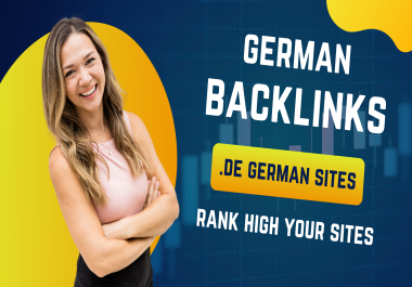 I will do 100 german dofollow backlinks from high quality de sites