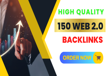 150 WEB2.0 Unique backlinks to increase website traffic & strength