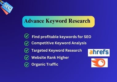 I Will Provide Targeted Keyword Research to Help Your Website Rank Higher