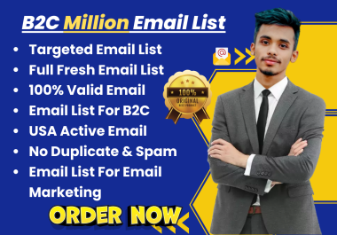 I will build for you Million USA database b2c leads email list